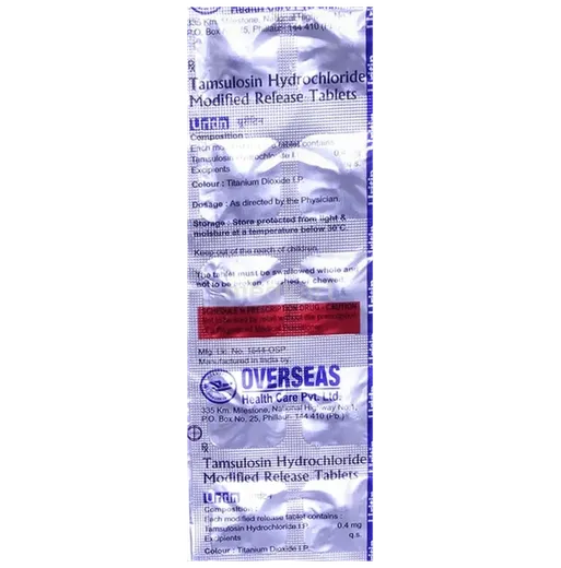 uritin 0.4mg tablet 10's